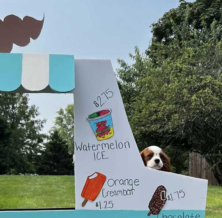 Bevo’s Ice Cream Truck’s Last Trip Around the Block Photoshoot at Beverly's Pet Resort