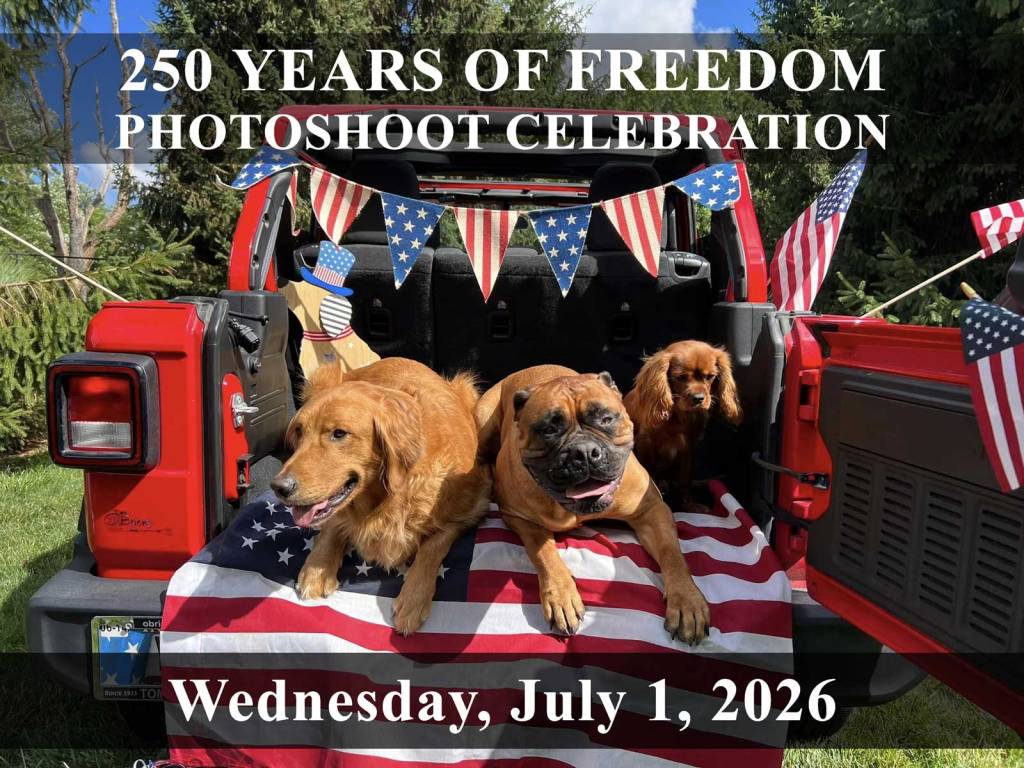 250 Years of Freedom Photoshoot Celebration - Wednesday, July 1, 2026