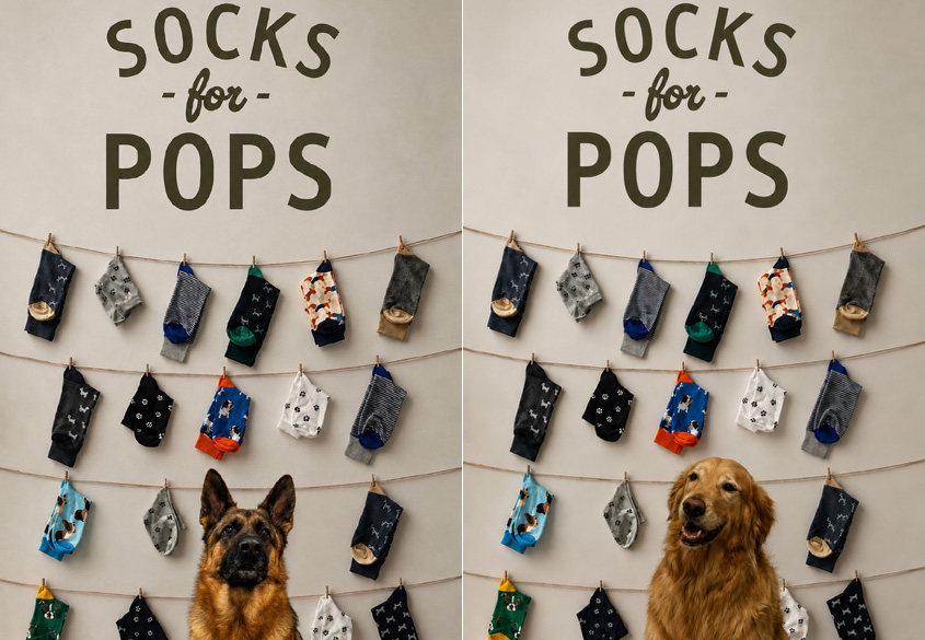 Socks for Pops - Fathers' Day Photoshoot 2026